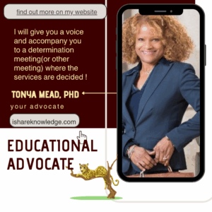 Tonya Mead PhD Educational Advocate